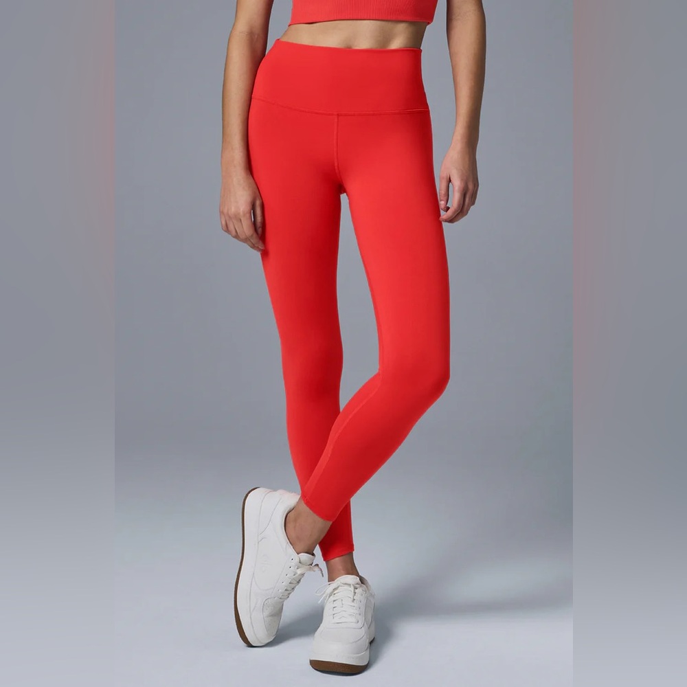S Alo 7/8 High-Waist Airbrush Legging - Red Hot Summer